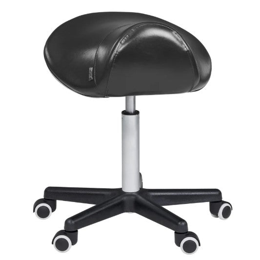 Master Massage Equipment Master Massage Ergonomic Swivel Saddle Stool, Posture Chair with a Durable Pneumatic Hydraulic Lift