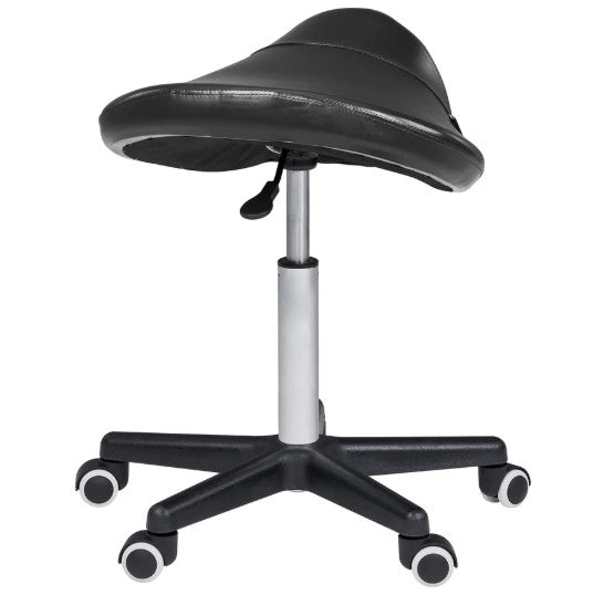 Master Massage Equipment Master Massage Ergonomic Swivel Saddle Stool, Posture Chair with a Durable Pneumatic Hydraulic Lift