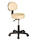 Master Massage Equipment Master Massage Pneumatic Rolling Massage Stool with Backrest