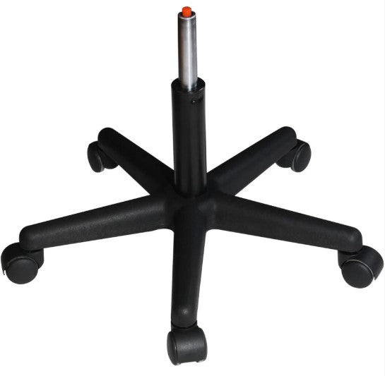 Master Massage Equipment Master Massage Pneumatic Rolling Massage Stool with Backrest