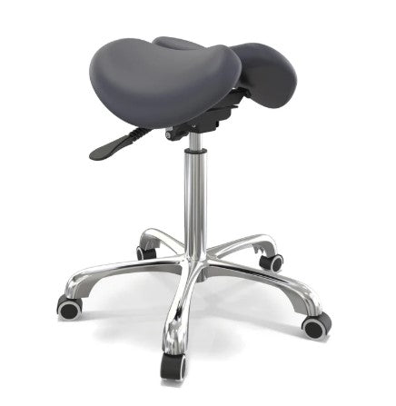 Master Massage Equipment Master Massage Berkeley Ergonomic Posture Saddle Chair-Two-Part Saddle Stool