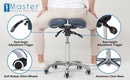 Master Massage Equipment Master Massage Berkeley Ergonomic Posture Saddle Chair-Two-Part Saddle Stool