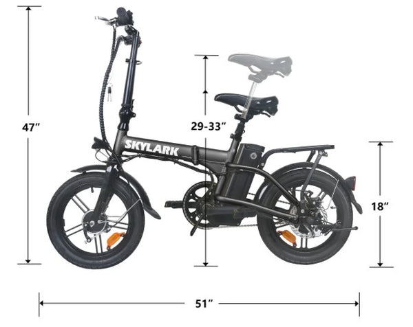 Nakto Skylark Folding E-Bike