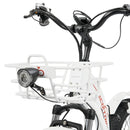 Ecotric Electric Tricycle with Front Basket + Rear Rack