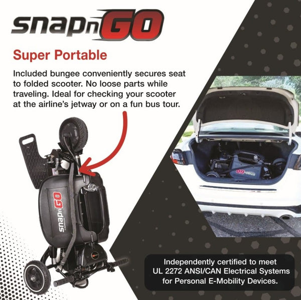 SnapnGo Sport Edition Mobility Scooter