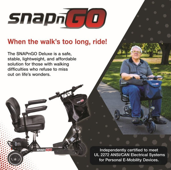 SnapnGo Deluxe Edition Mobility Scooter