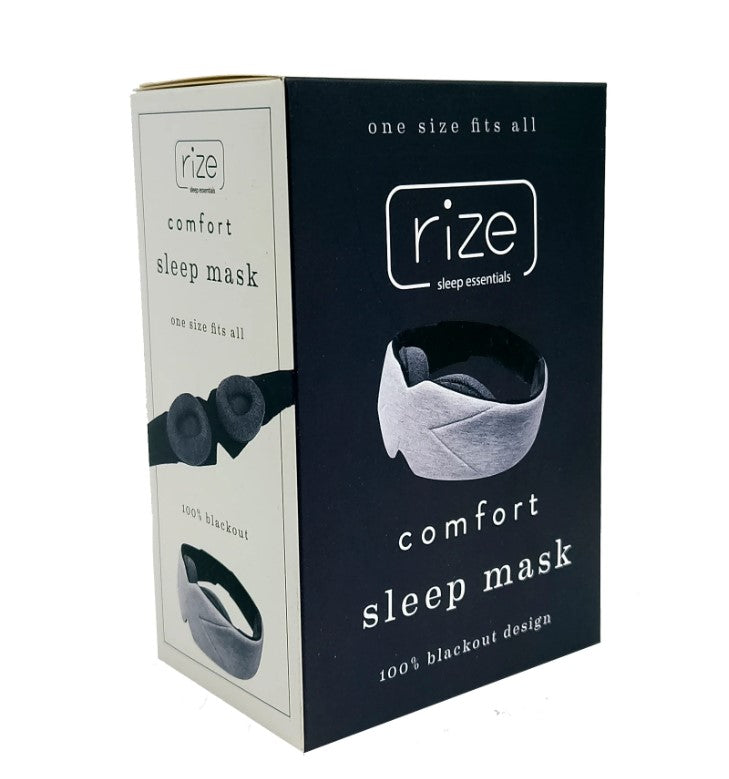 Rize Home Comfort Eye Mask 100% Blackout Sleeping Aid