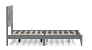 Rize Home Farmhouse Style Wooden Bed Frame