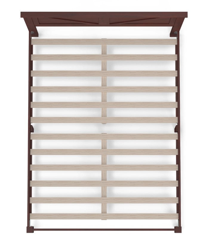 Rize Home Farmhouse Style Wooden Bed Frame