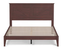 Rize Home Farmhouse Style Wooden Bed Frame