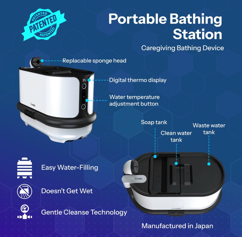Switle Body Portable Bedside Shower System
