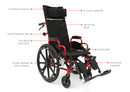 Circle Specialty Ziggo Pro Reclining Wheelchair