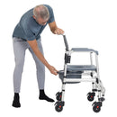 Vive Health Core Shower Commode Transport Wheelchair
