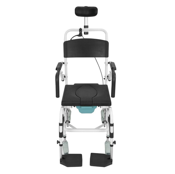Vive Health Reclining Shower Commode Transport Chair