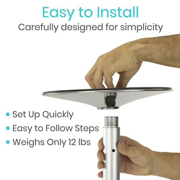 Vive Health Floor to Ceiling Grab Bar