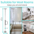 Vive Health Floor to Ceiling Grab Bar