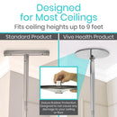 Vive Health Floor to Ceiling Grab Bar