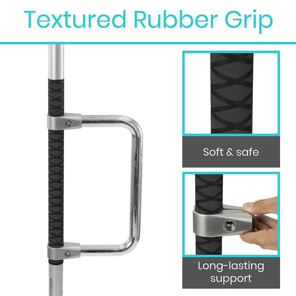 Vive Health Floor to Ceiling Grab Bar