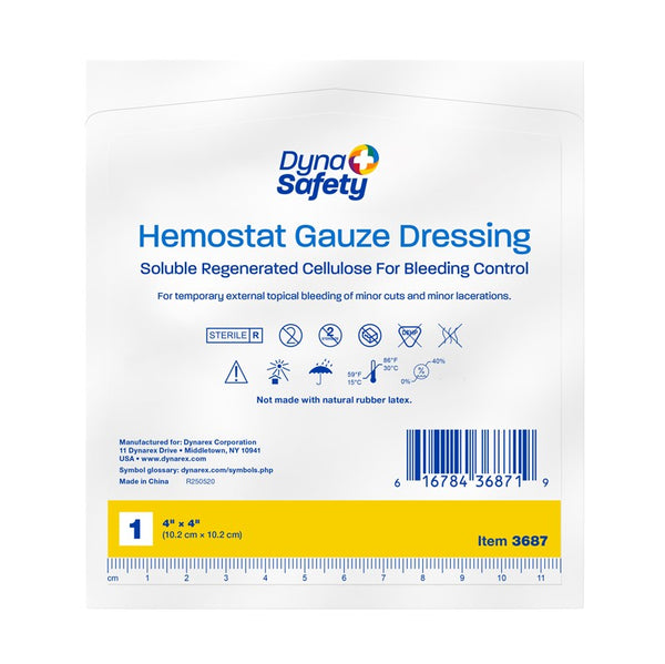 Dynarex Hemostat Gauze Dressing