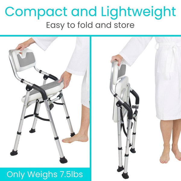 Vive Health Folding Shower Chair