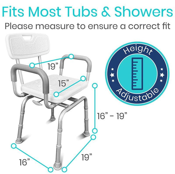 Vive Health Swivel Shower Chair