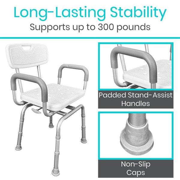 Vive Health Swivel Shower Chair