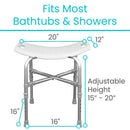 Vive Health Bariatric Shower Chair