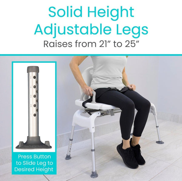 Vive Health Sliding Shower Chair
