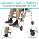 Vive Health Shower Commode Transport Chair
