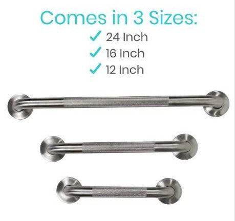 Vive Health Textured Metal Grab Bar