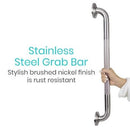 Vive Health Textured Metal Grab Bar