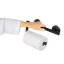Vive Health Metal Grab Bar With Toilet Paper Holder
