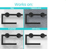 Vive Health Metal Grab Bar With Toilet Paper Holder