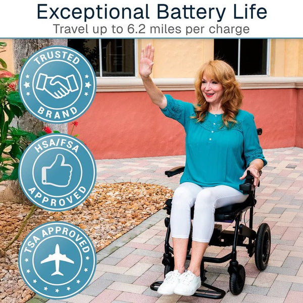 Vive Health Carbon Crossover Power Wheelchair