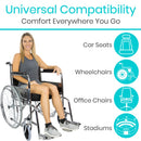 Vive Health Gel Wheelchair Seat Cushion for Pressure Relief & Comfort