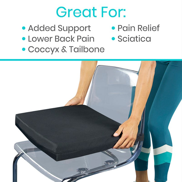 Vive Health Gel Wheelchair Seat Cushion for Pressure Relief & Comfort