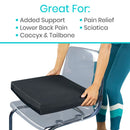 Vive Health Gel Wheelchair Seat Cushion for Pressure Relief & Comfort