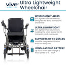 Vive Health Air Frame Electric Wheelchair