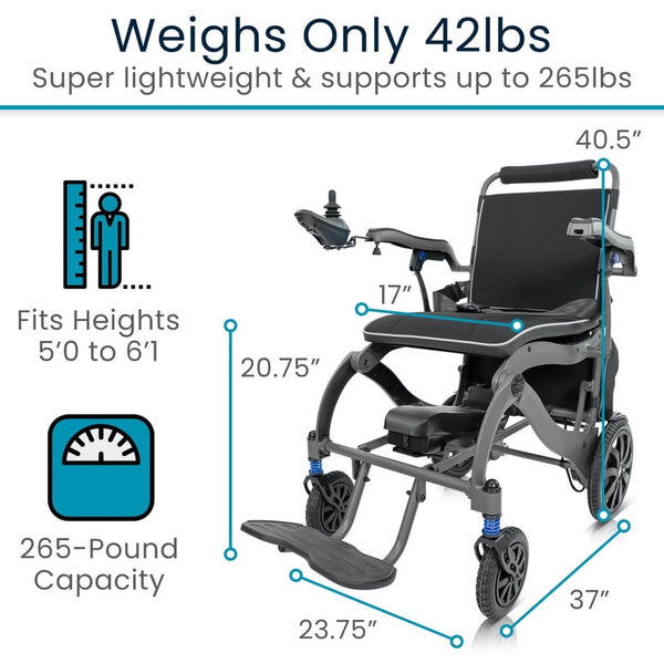 Vive Health Air Frame Electric Wheelchair