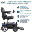Vive Health Electric Wheelchair Model C