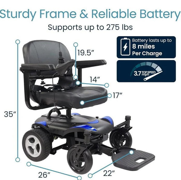 Vive Health Electric Wheelchair Model C