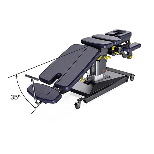 MT Chiropractic Prime-400 Flexion-Distraction Chiropractic Table with Manual Drop & Spinal Traction