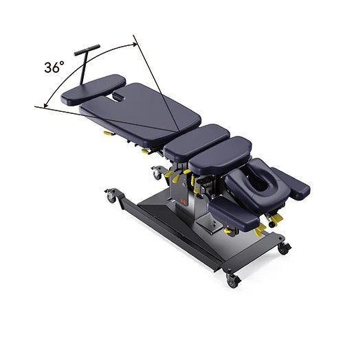 MT Chiropractic Prime-400 Flexion-Distraction Chiropractic Table with Manual Drop & Spinal Traction