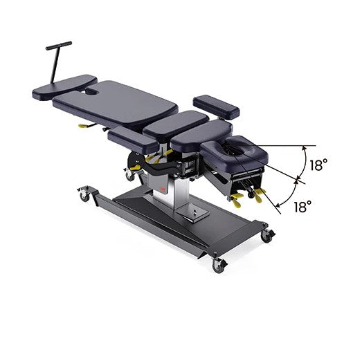 MT Chiropractic Prime-400 Flexion-Distraction Chiropractic Table with Manual Drop & Spinal Traction