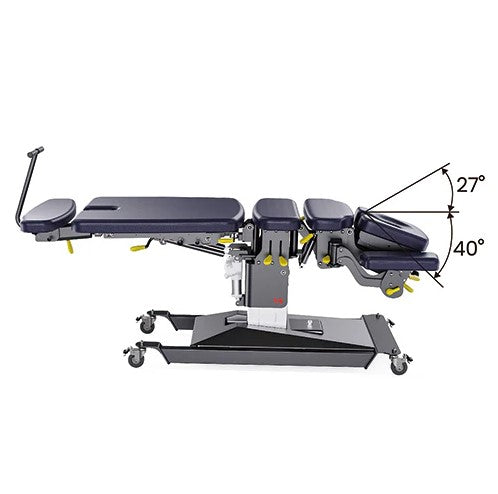 MT Chiropractic Prime-400 Flexion-Distraction Chiropractic Table with Manual Drop & Spinal Traction