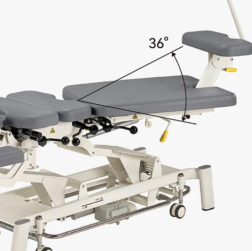 MT Chiropractic Fairworth-380 Electric Chiropractic Table with Manual Drop & Flexion-Distraction Therapy