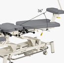 MT Chiropractic Fairworth-380 Electric Chiropractic Table with Manual Drop & Flexion-Distraction Therapy