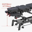 MT Chiropractic Fairworth-381 Electric Chiropractic Table with Manual Drops & Flexion-Distraction Therapy