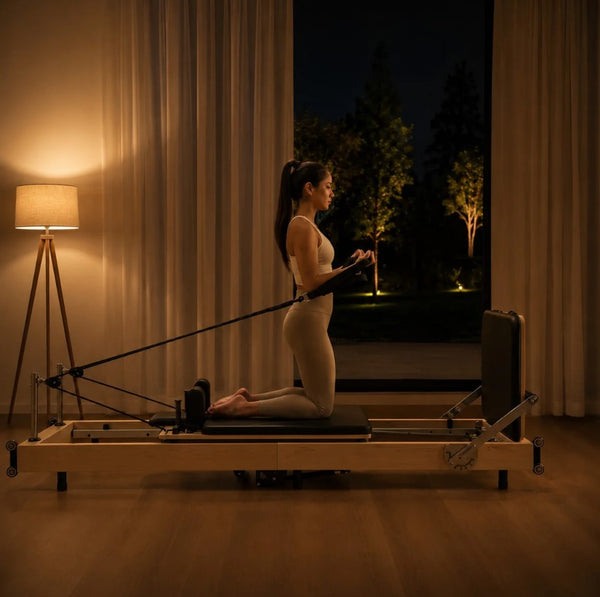Hisooth SpaceSaver Folding Pilates Reformer