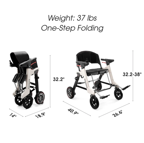 Roamate 3-in-1 Folding Electric Mobility Device